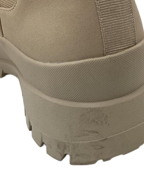 Snidel（スナイデル）Snidel (スナイデル) Vibramサイドゴアブーツ ベージュ サイズ:Lの古着・服飾アイテム