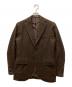 ICHORAI（イコライ）の古着「アルパカ混テーラードジャケット」｜ブラウン