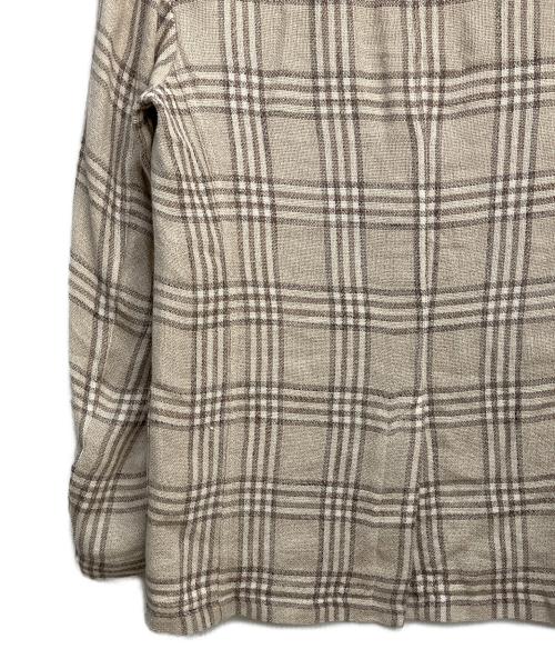 T-JACKET By TONELLO（ティージャケット バイ トネッロ）T-JACKET By TONELLO (ティージャケット バイ トネッロ) ウィンドペンシルク麻 2ボタンイージージャケット ベージュ サイズ:Mの古着・服飾アイテム
