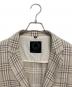 T-JACKET By TONELLO (ティージャケット バイ トネッロ) ウィンドペンシルク麻 2ボタンイージージャケット ベージュ サイズ:M：10000円