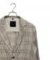 中古・古着 T-JACKET By TONELLO (ティージャケット バイ トネッロ) ウィンドペンシルク麻 2ボタンイージージャケット ベージュ サイズ:M：10000円