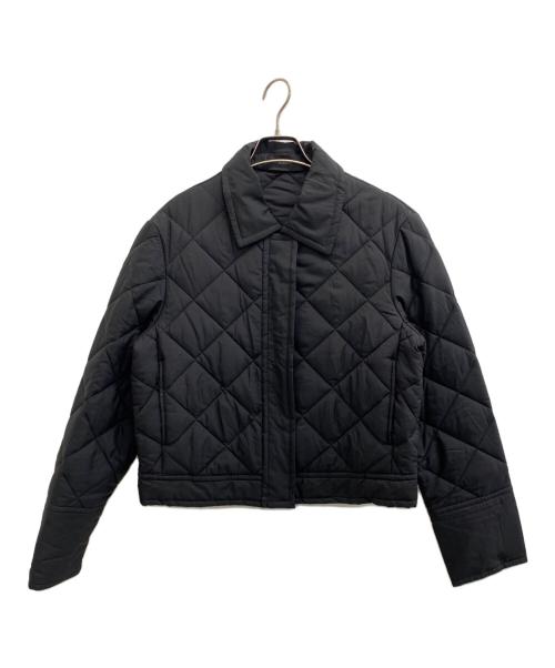 JOSEPH（ジョゼフ）JOSEPH (ジョゼフ) シルキーキルティングショートブルゾン ブラック サイズ:36の古着・服飾アイテム