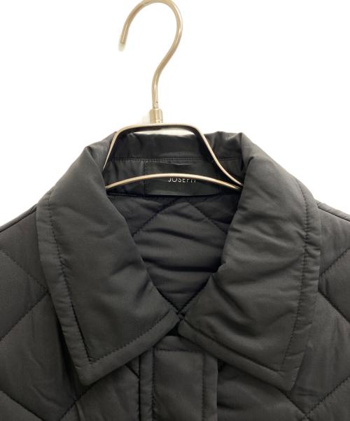 JOSEPH（ジョゼフ）JOSEPH (ジョゼフ) シルキーキルティングショートブルゾン ブラック サイズ:36の古着・服飾アイテム