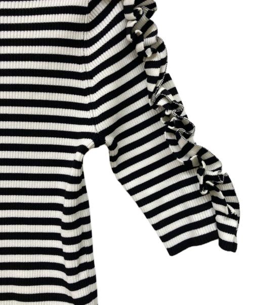 KUMIKYOKU（クミキョク）KUMIKYOKU (クミキョク) ジャンスカツインセット ホワイト×ブラック サイズ:2の古着・服飾アイテム