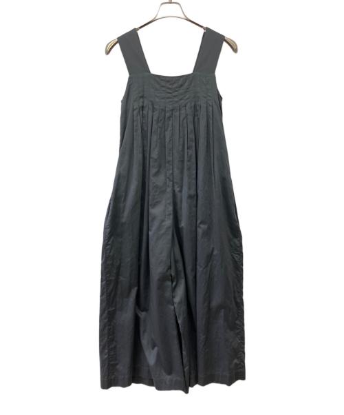 ATON（エイトン）ATON (エイトン) MICRO COTTON SATIN OVERALL チャコールグレー サイズ:00の古着・服飾アイテム