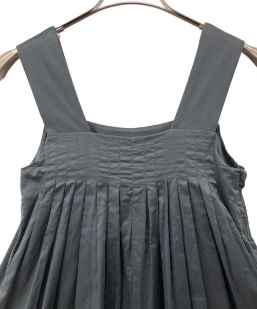 ATON（エイトン）ATON (エイトン) MICRO COTTON SATIN OVERALL チャコールグレー サイズ:00の古着・服飾アイテム