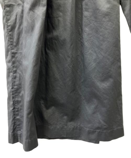 ATON（エイトン）ATON (エイトン) MICRO COTTON SATIN OVERALL チャコールグレー サイズ:00の古着・服飾アイテム