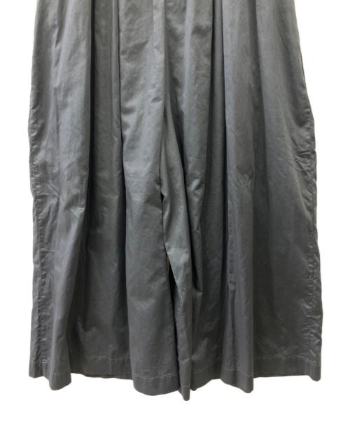 ATON（エイトン）ATON (エイトン) MICRO COTTON SATIN OVERALL チャコールグレー サイズ:00の古着・服飾アイテム