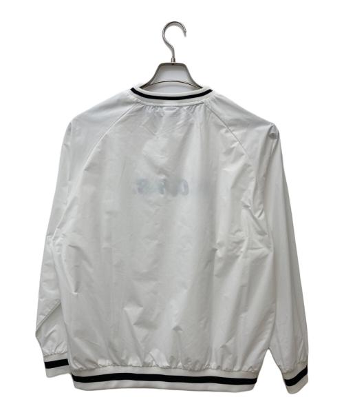 F.C.R.B.（エフシーレアルブリストル）F.C.R.B. (エフシーレアルブリストル) AUTHENTIC LOGO RIBBED TRAINING PISTE　FCRB-222009 ホワイト サイズ:Mの古着・服飾アイテム