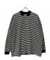 COOTIE（クーティー）の古着「Supima Border Oversized L/S Polo」｜ブラック