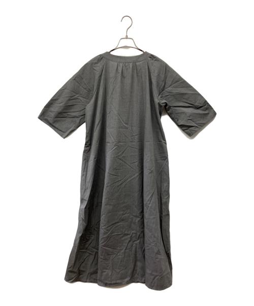 L'EQUIPE（レキップ）L'EQUIPE (レキップ) ハケメブロードワンピース グレー サイズ:38の古着・服飾アイテム
