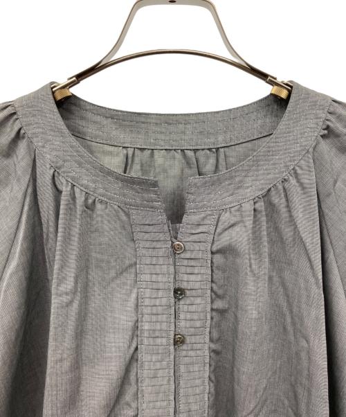 L'EQUIPE（レキップ）L'EQUIPE (レキップ) ハケメブロードワンピース グレー サイズ:38の古着・服飾アイテム
