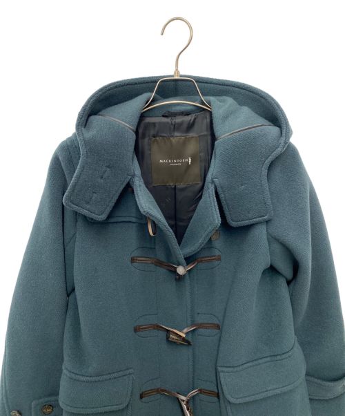 MACKINTOSH LONDON（マッキントッシュ ロンドン）MACKINTOSH LONDON (マッキントッシュ ロンドン) ウールカルゼダッフルコート グリーン サイズ:40の古着・服飾アイテム