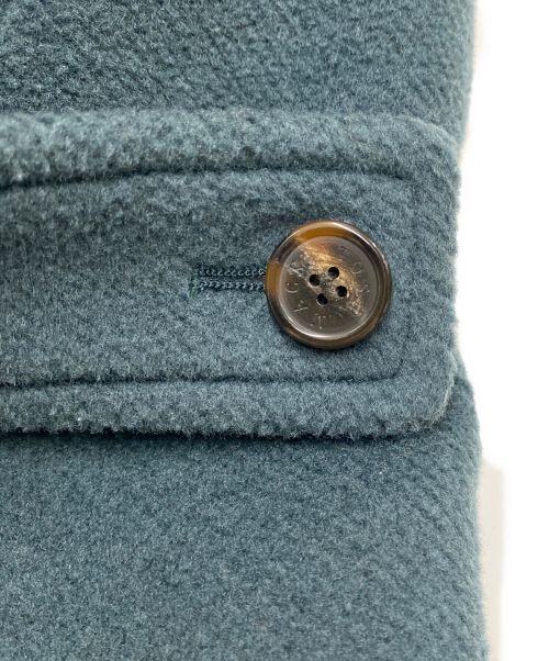 MACKINTOSH LONDON（マッキントッシュ ロンドン）MACKINTOSH LONDON (マッキントッシュ ロンドン) ウールカルゼダッフルコート グリーン サイズ:40の古着・服飾アイテム