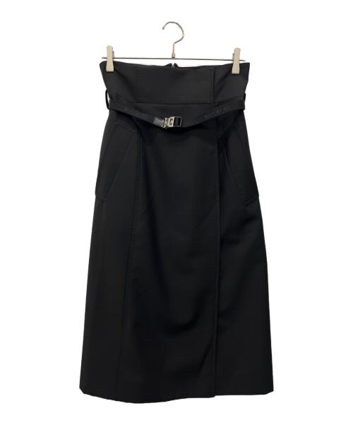 GIVENCHY（ジバンシィ）GIVENCHY (ジバンシィ) ラップスカート ブラック サイズ:36の古着・服飾アイテム