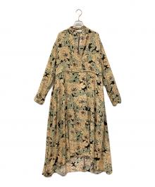 RAEY（レイ）の古着「シルクカシュクールワンピース」｜イエロー