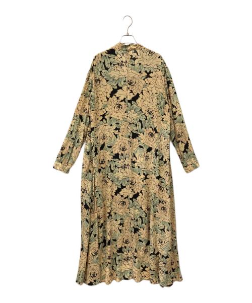 RAEY（レイ）RAEY (レイ) シルクカシュクールワンピース イエロー サイズ:4の古着・服飾アイテム