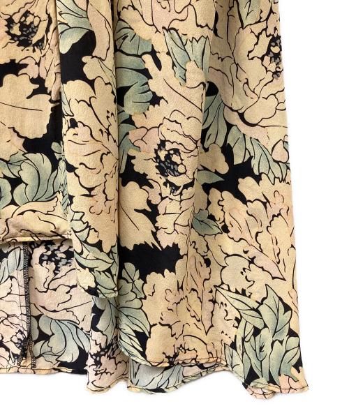 RAEY（レイ）RAEY (レイ) シルクカシュクールワンピース イエロー サイズ:4の古着・服飾アイテム