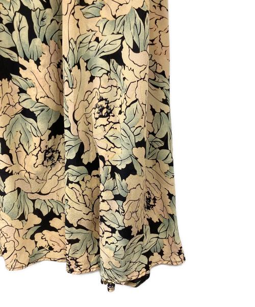 RAEY（レイ）RAEY (レイ) シルクカシュクールワンピース イエロー サイズ:4の古着・服飾アイテム