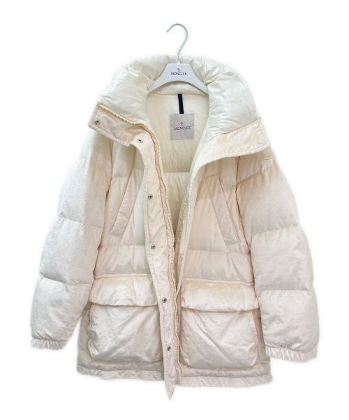 MONCLER（モンクレール）MONCLER (モンクレール) ハイネックダウンジャケット ベージュ サイズ:1の古着・服飾アイテム