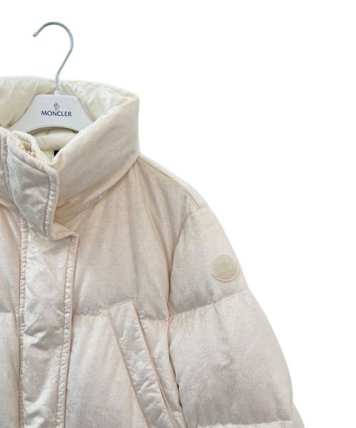 MONCLER（モンクレール）MONCLER (モンクレール) ハイネックダウンジャケット ベージュ サイズ:1の古着・服飾アイテム