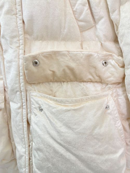 MONCLER（モンクレール）MONCLER (モンクレール) ハイネックダウンジャケット ベージュ サイズ:1の古着・服飾アイテム