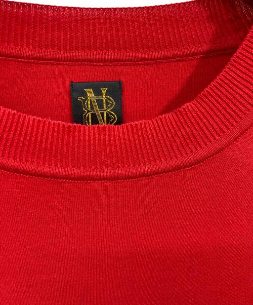 BATONER（バトナ―）BATONER (バトナ―) 32G スムースコットン クルーネック レッド サイズ:2の古着・服飾アイテム