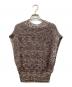 Adam et Rope (アダム エ ロペ) ミックスヤーンニットベスト ブラウン サイズ:FREE：4000円