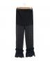 natsumi osawa（ナツミオオサワ）の古着「lace shibori pants」｜ブラック