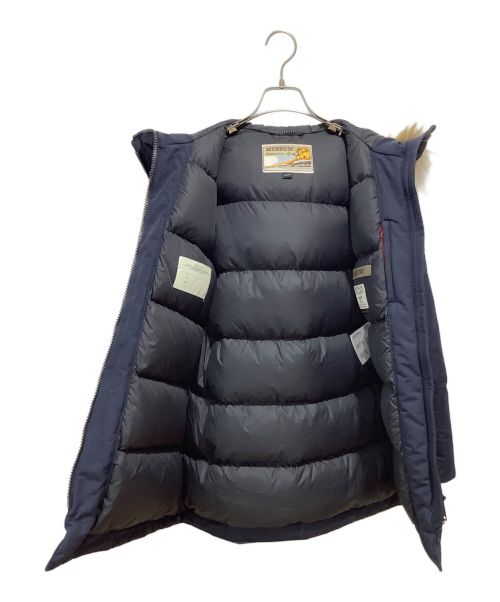 MUSEUM（ミュージアム）MUSEUM (ミュージアム) ファーダウンジャケット ネイビー サイズ:XSの古着・服飾アイテム