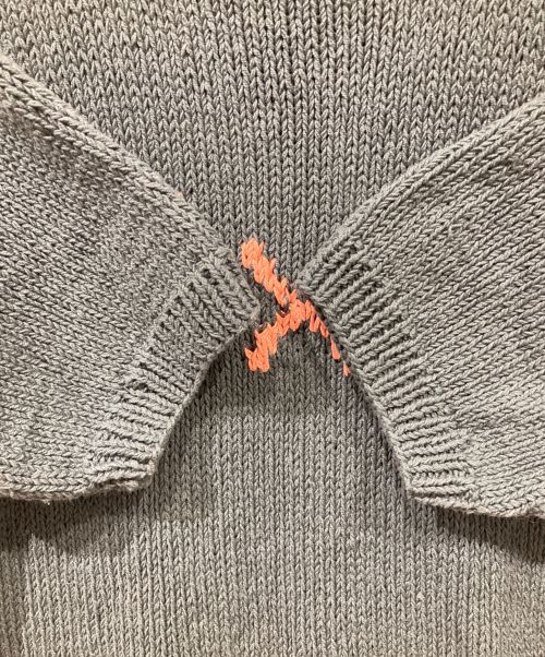 Mcmachan Woolen（マクマーンウーレン）Mcmachan Woolen (マクマーンウーレン) 半袖ニット グリーン サイズ:FREEの古着・服飾アイテム