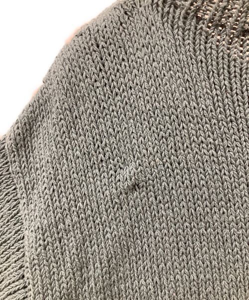 Mcmachan Woolen（マクマーンウーレン）Mcmachan Woolen (マクマーンウーレン) 半袖ニット グリーン サイズ:FREEの古着・服飾アイテム