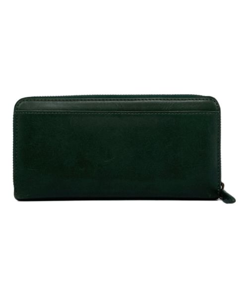 Sybilla（シビラ）Sybilla (シビラ) パシオンラウンドファスナー長財布 グリーンの古着・服飾アイテム