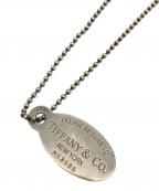 TIFFANY & Co.ティファニー）の古着「リターントゥ オーバルタグ ネックレス」