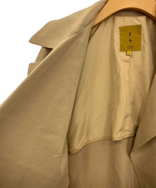ROSSO（ロッソ）ROSSO (ロッソ) ウォッシャブルトレンチコート ベージュ サイズ:38の古着・服飾アイテム