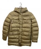 HERNOヘルノ）の古着「POLAR-TECH ウォーターレペレントナイロンフーディーダウンジャケット」｜オリーブ