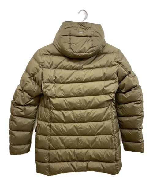 HERNO（ヘルノ）HERNO (ヘルノ) POLAR-TECH ウォーターレペレントナイロンフーディーダウンジャケット オリーブ サイズ:48の古着・服飾アイテム