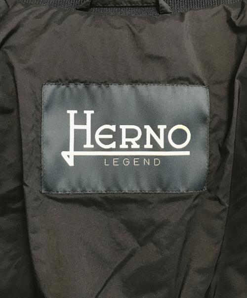 HERNO（ヘルノ）HERNO (ヘルノ) ラビアトーレ ダウン ボンバージャケット ネイビー サイズ:48の古着・服飾アイテム