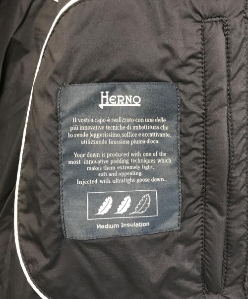 HERNO（ヘルノ）HERNO (ヘルノ) ラビアトーレ ダウン ボンバージャケット ネイビー サイズ:48の古着・服飾アイテム