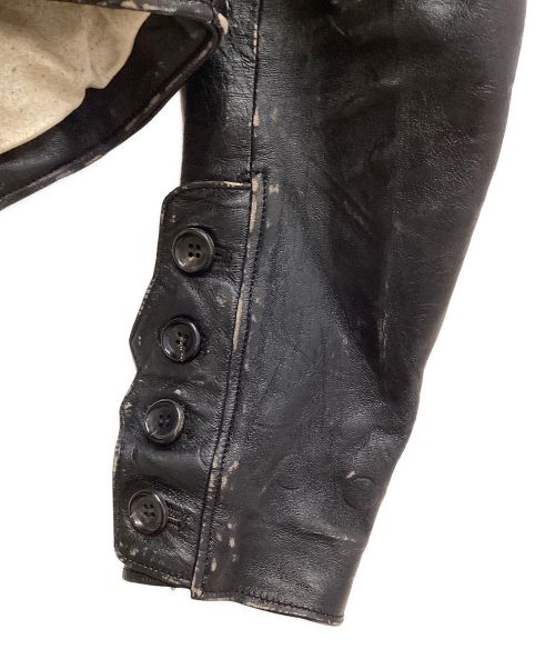 masu（エムエーエスユー）masu (エムエーエスユー) 23AW VICTORIAN MOTORCYCLE JACKET(ヴィクトリアンモーターサイクルジャケット) ブラック サイズ:46の古着・服飾アイテム