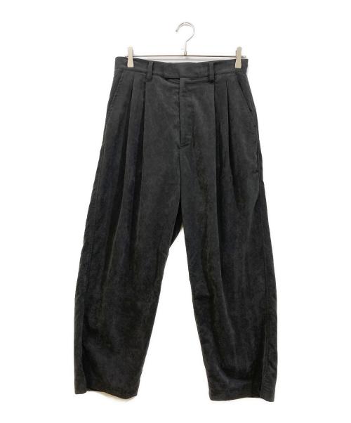 stein（シュタイン）stein (シュタイン) EXTRA WIDE TROUSERS/Concrete ブラック サイズ:Sの古着・服飾アイテム