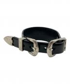 TOGA TOOトーガ・トゥ）の古着「ダブルバックルバングル」｜ブラック