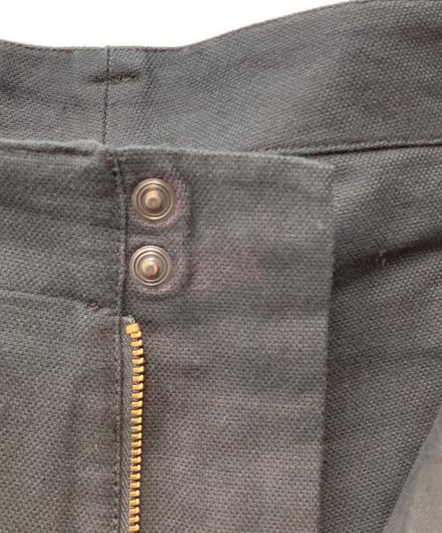 BERNARD ZINS（ベルナール ザンス）BERNARD ZINS (ベルナール ザンス) タックパンツ 64058/099 ブラック サイズ:42の古着・服飾アイテム