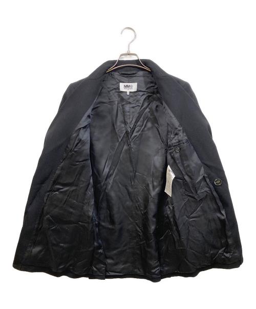MM6 Maison Margiela（エムエムシックスメゾンマルジェラ）MM6 Maison Margiela (エムエムシックスメゾンマルジェラ) DOUBLE-BREASTED BLAZER ブラック サイズ:38の古着・服飾アイテム