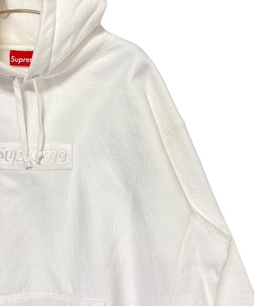 SUPREME（シュプリーム）SUPREME (シュプリーム) Box Logo Hooded Sweatshirt ホワイト サイズ:Mの古着・服飾アイテム