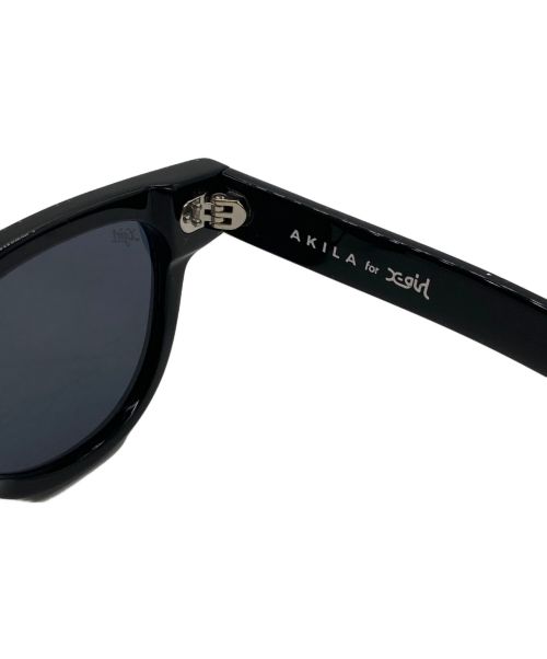 X-GIRL（エックスガール）X-GIRL (エックスガール) サングラス ブラックの古着・服飾アイテム