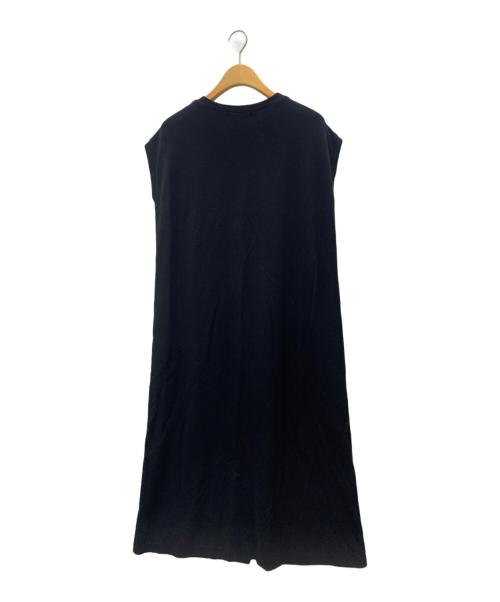 ELE STOLYOF（エレ ストリオフ）ELE STOLYOF (エレ ストリオフ) スウェットノースリーブワンピース ブラック サイズ:38の古着・服飾アイテム