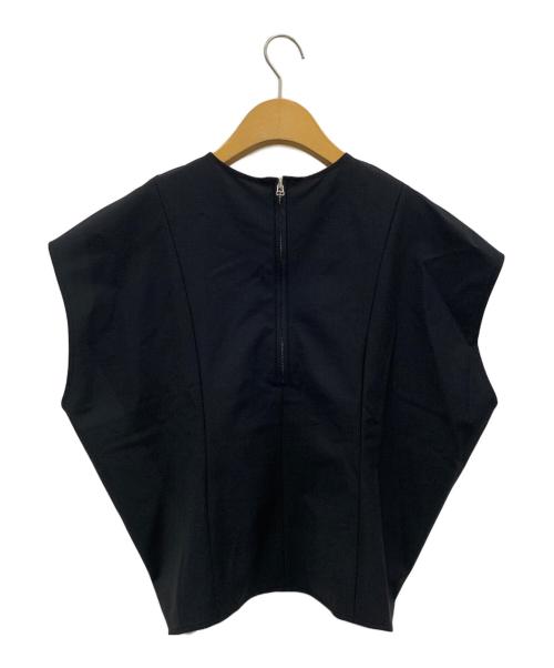 allureville（アルアバイル）allureville (アルアバイル) ペプラムコンパクトプルオーバー ブラック サイズ:2の古着・服飾アイテム