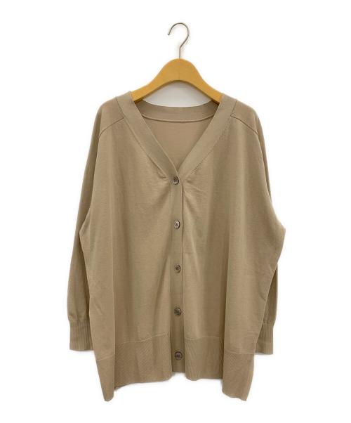 Spick and Span（スピック＆スパン）Spick and Span (スピックアンドスパン) ICECOTTON 2wayオーバーサイズカーディガン ベージュ サイズ:-の古着・服飾アイテム