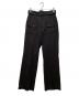 DAIRIKU（ダイリク）の古着「Bush Detail Wool Flare Slacks」｜レッド×ネイビー